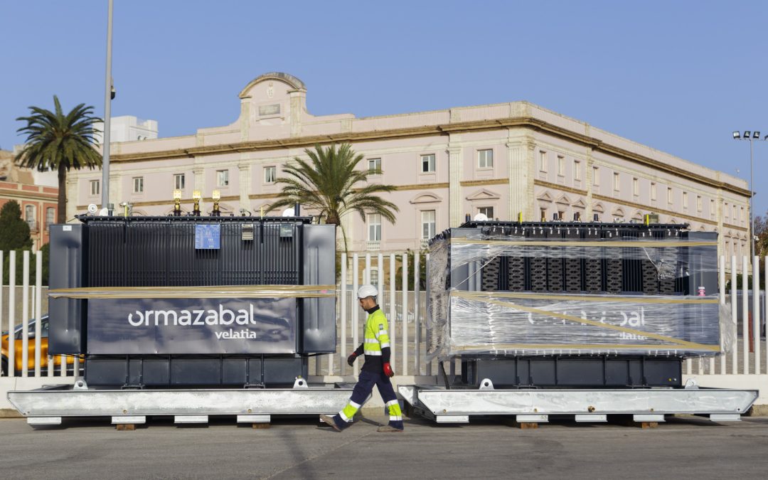 Endesa comienza a recibir los equipos del sistema OPS para la conexión eléctrica de los cruceros en Cádiz